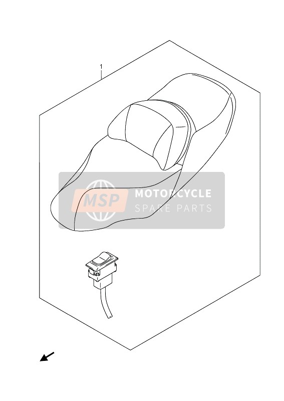 Seat Set With Heater (Optional) (AN650 E19)